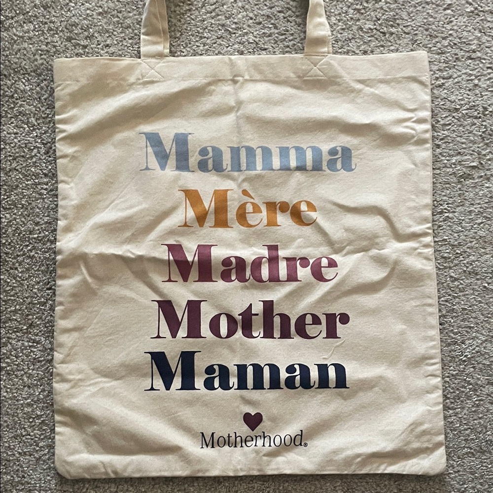 Motherhood maternity tote bag